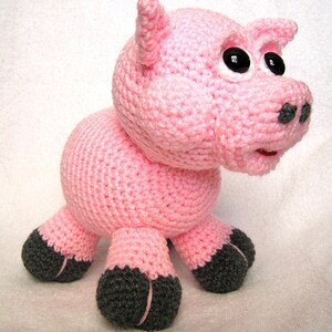 PDF Crochet Pattern BABY PIG English only image 7