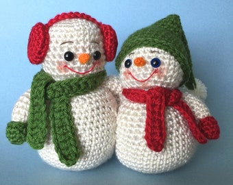 LOVEY Little Snow Couple Schema PDF per uncinetto