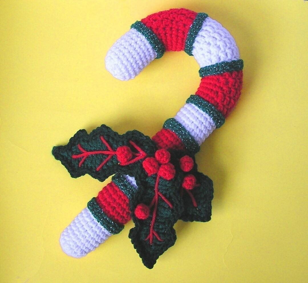 PDF Crochet Pattern CANDY CANE english Only Etsy