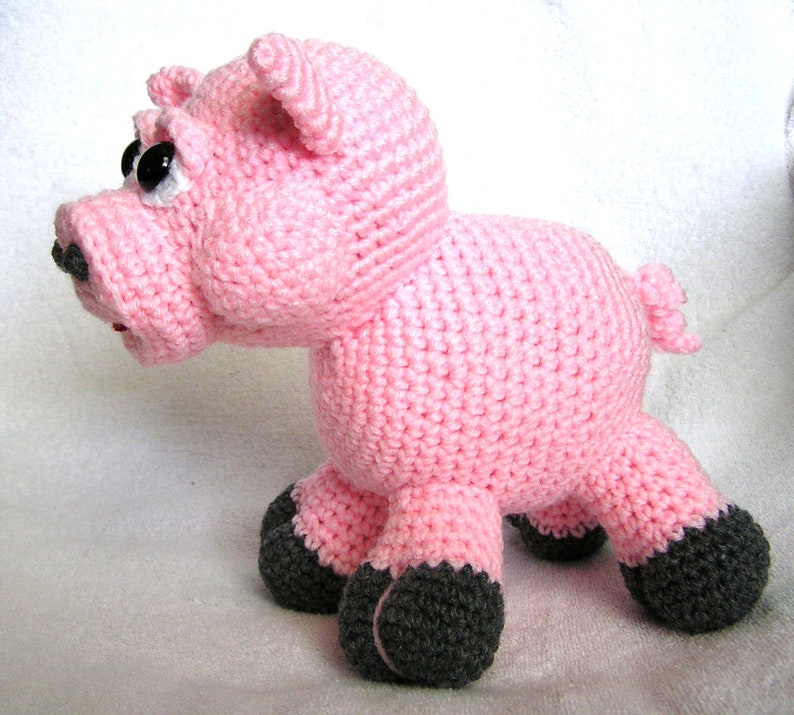 PDF Crochet Pattern BABY PIG English only image 2
