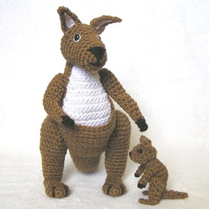 Crochet KANGAROO and BABY pattern English only image 4