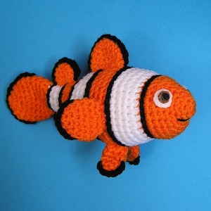 PDF Crochet Pattern CLOWN FISH (English only)