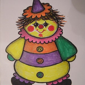 PUDGY CLOWN PDF Crochet pattern English only image 5