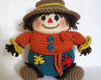 PUDGY SCARECROW PDF Crochet Pattern (English only)