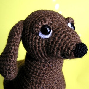 Pdf Crochet Pattern OSCAR the WEINER DOG English only image 2