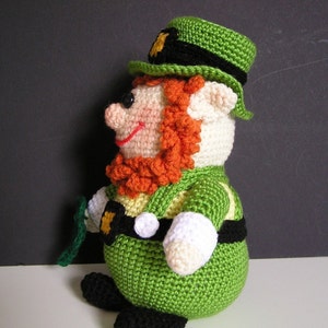 PUDGY LEPRECHAUN PDF Crochet Pattern English only image 2