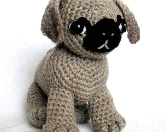 PDF Crochet Pattern A PUG Named Ted (English only)