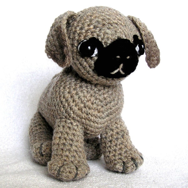 PDF Crochet Pattern A PUG Named Ted (English only)