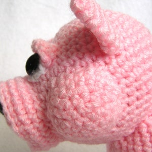 Patron au crochet PDF BÉBÉ COCHON Anglais seulement image 3