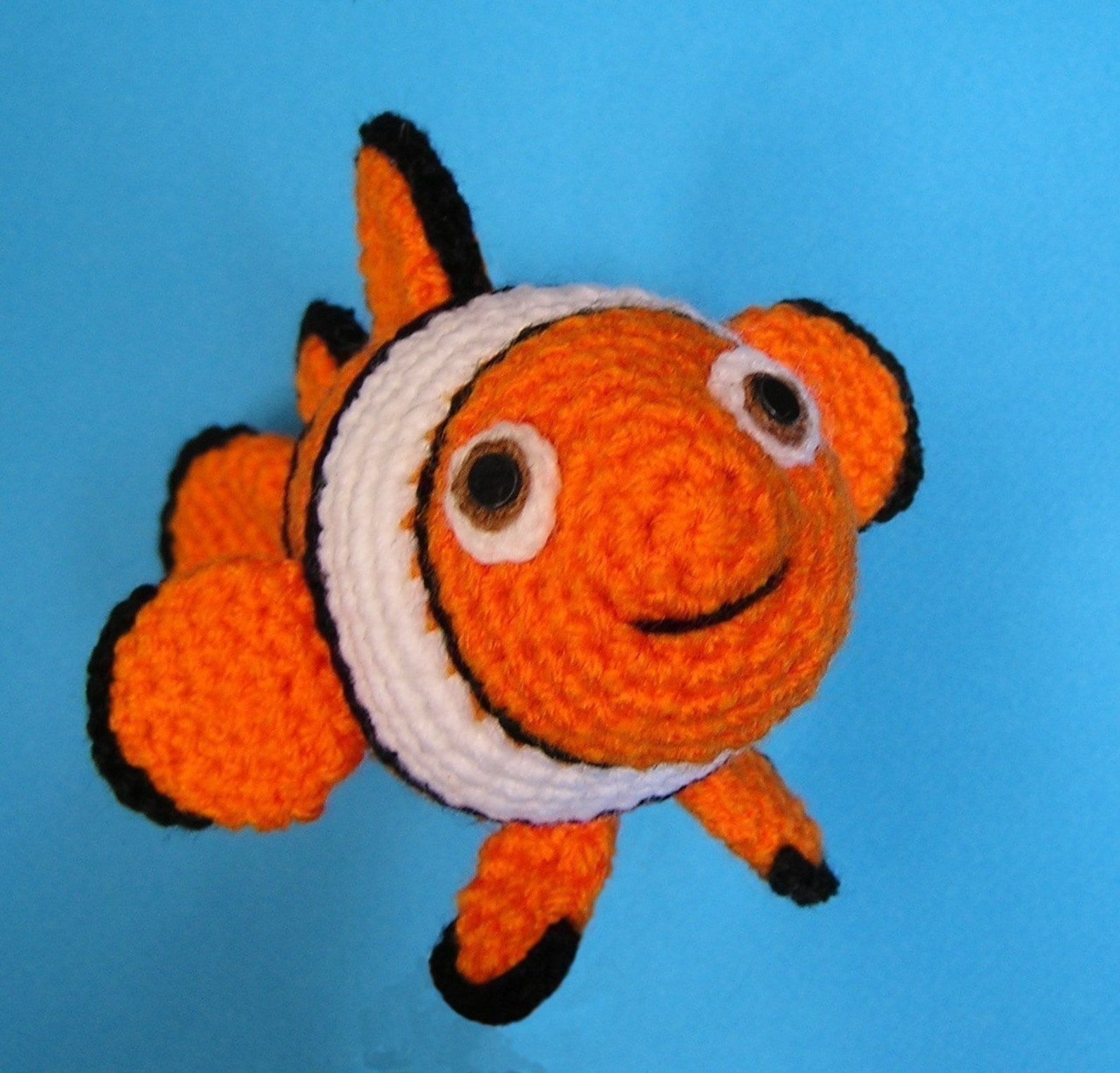 PDF Crochet Pattern CLOWN FISH English only Etsy