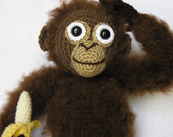 PDF Crochet Pattern BABY ORANGUTAN (English only)