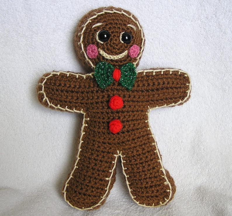 PDF Crochet Pattern GINGERBREAD BOY English only image 2