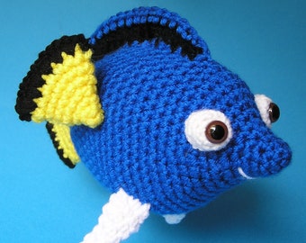 PDF Crochet Pattern TANG FISH (English only)