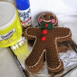 PDF Crochet Pattern GINGERBREAD BOY (English only)