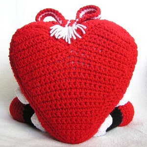Pdf Crochet Pattern PUDGY VALENTINE HEART English only image 3