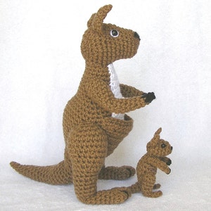 Crochet KANGAROO and BABY pattern English only image 2