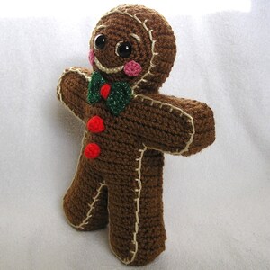 PDF Crochet Pattern GINGERBREAD BOY English only image 4