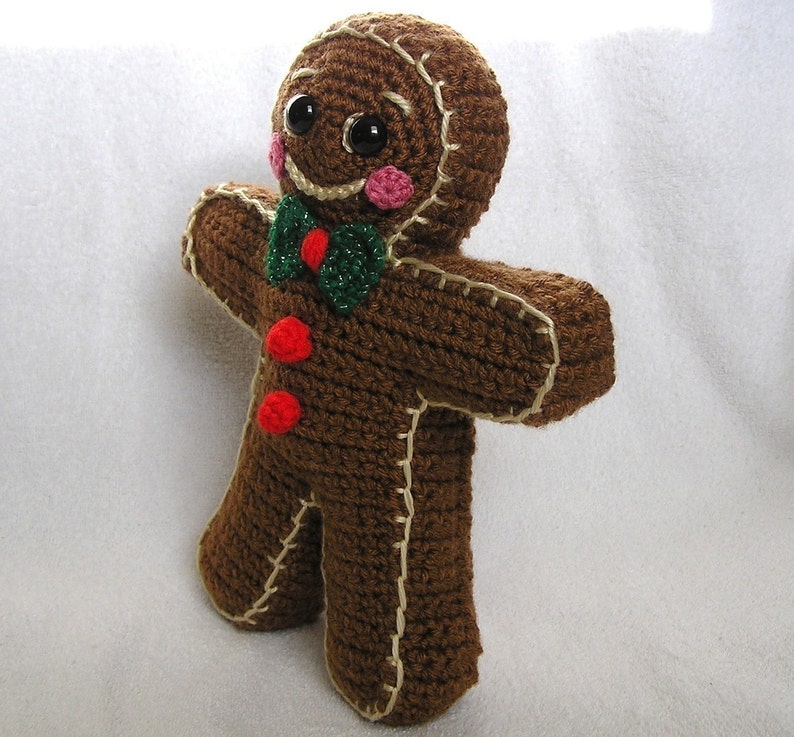 PDF Crochet Pattern GINGERBREAD BOY English only image 4