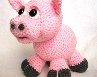 PDF Crochet Pattern BABY PIG (English only)