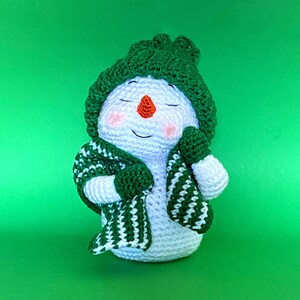 COZY JOSIE PDF Crochet Snowman pattern image 1