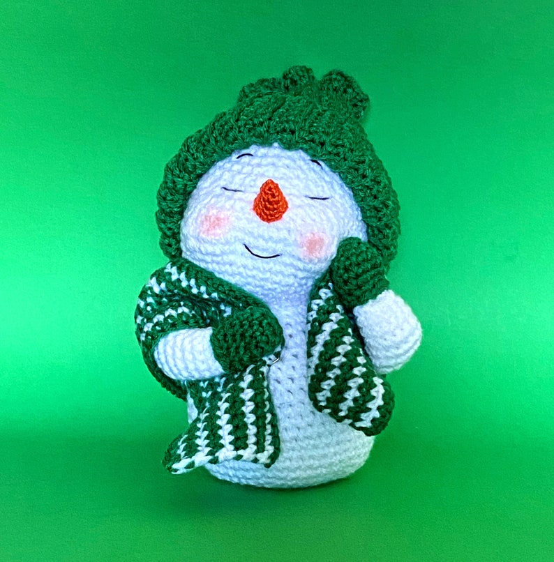 COSY JOSIE Patron PDF bonhomme de neige au crochet image 1