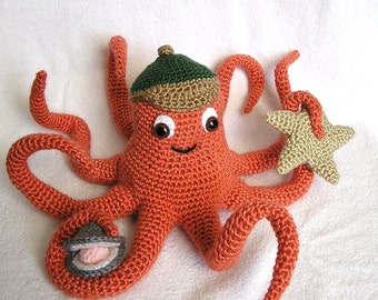 PDF Crochet Pattern OLLIE OCTOPUS (English only)