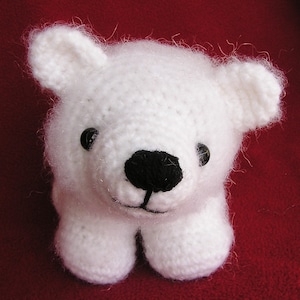 Pdf Crochet Pattern BABY POLAR BEAR (English only)
