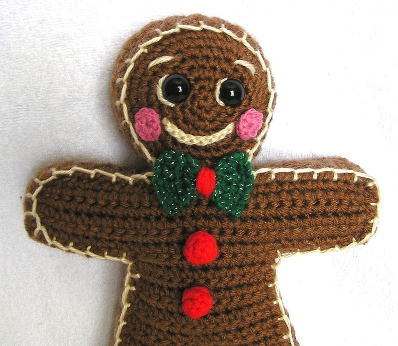 Download PDF Crochet Pattern GINGERBREAD BOY English only | Etsy