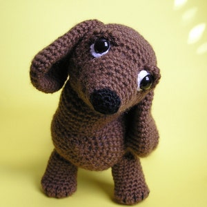 Pdf Crochet Pattern OSCAR the WEINER DOG English only image 3