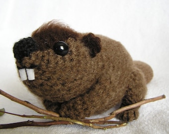 PDF Crochet Pattern BABY BEAVER (English only)