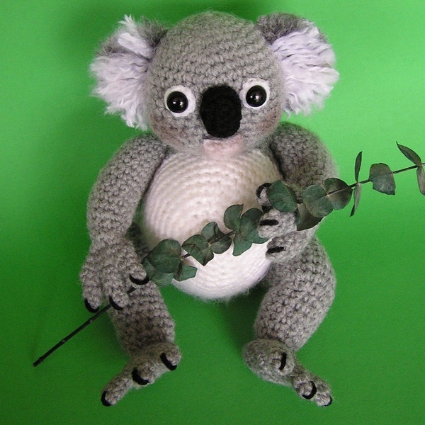 Patrón KOALA PDF CROCHET (solo en inglés)