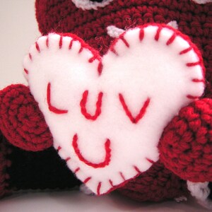 Pdf Crochet Pattern PUDGY VALENTINE HEART English only image 4