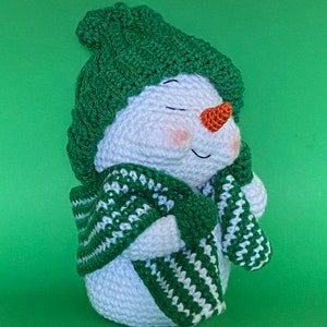 COZY JOSIE PDF Crochet Snowman pattern image 2
