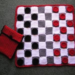 CHECKERS SET PDF Crochet pattern (English only)