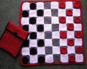 CHECKERS SET PDF Crochet pattern (English only)