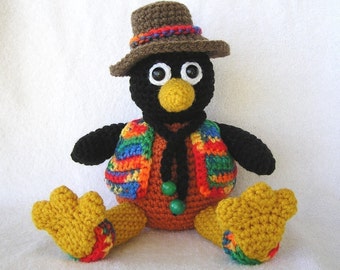 CHARLIE THE CROW Pdf Crochet Pattern (English only)