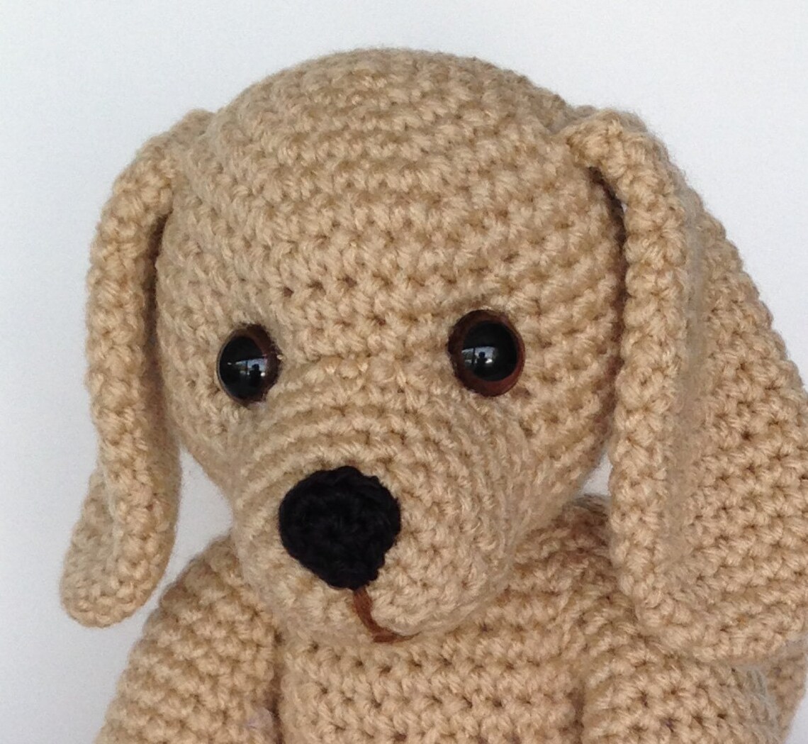 PDF CROCHET PATTERN Golden Retriever Puppy english Only Etsy