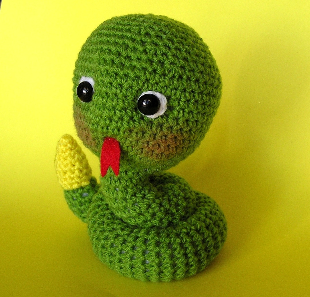 REGGIE THE RATTLER Pdf Crochet Pattern (english Only) - Etsy