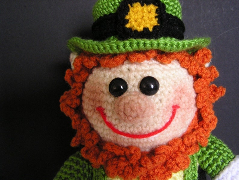 PUDGY LEPRECHAUN PDF Crochet Pattern English only image 5