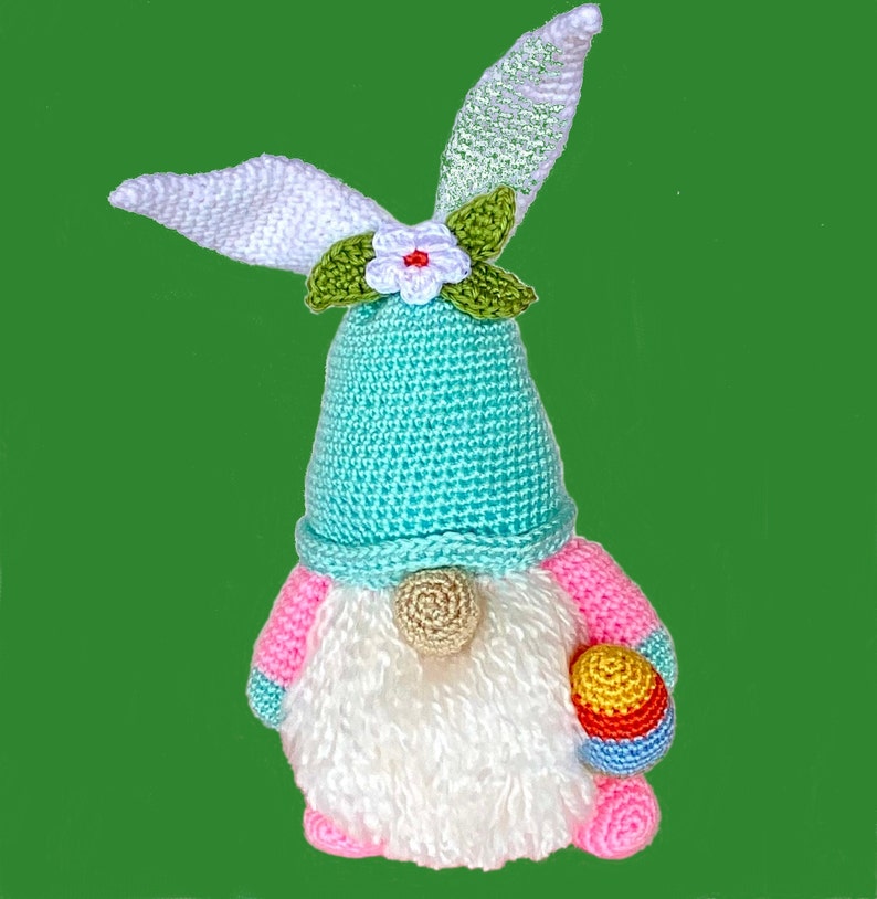 CROCHETED EASTER GNOME Pdf Pattern image 1