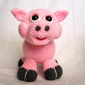 PDF Crochet Pattern BABY PIG English only image 5