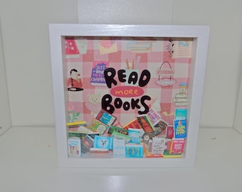 Custom Mini Book Shadow Box- up to 45 books!