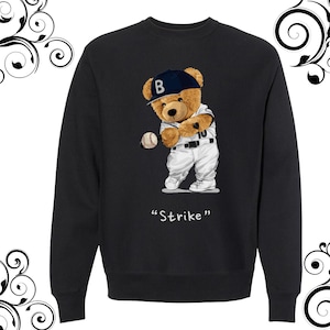 Beautiful teddy bear sweatshirt american teddy bear sweatshirt unisex dtf print teddy bear sweatshirt design teddy bear t-shirt