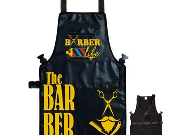 Professional Barbershop Jeans Apron uniform barber apron salon apron barber apron jean material barbershop apron salon apron stylish apron