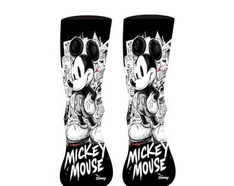Custom Sublimation Print Mickey Mouse Disney Socks