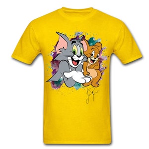Tom & jerry T-shirt Disney Style T-shirt Tom T-shirt Jerry T-shirt Disney T-shirt Tom and jerry carton T-shirt