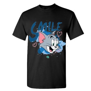 Tom & jerry T-shirt Disney Style T-shirt Tom T-shirt Jerry T-shirt Disney T-shirt Tom and jerry carton T-shirt