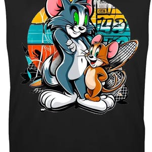 Tom & jerry tank top Disney Style Tank top Tom tank top Jerry Tank top Disney Tank top Tom and jerry carton Tank top