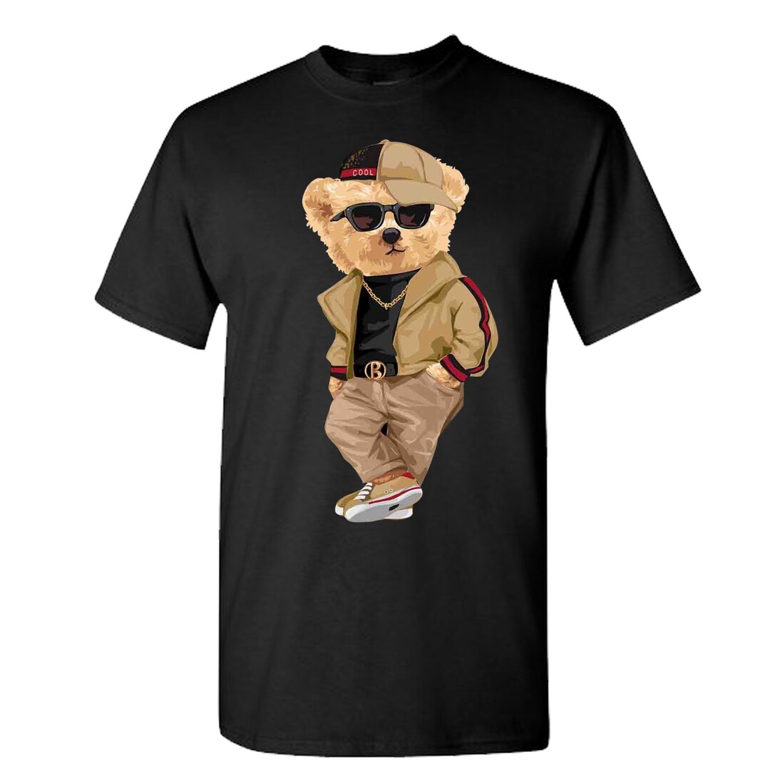 Beige Teddy Bear With Key T-Shirt