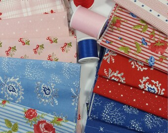 Moda Fabric Badda Bing Fat Quarter Bundle 33 pieces Cherry Fabric Me /& My Sister Designs